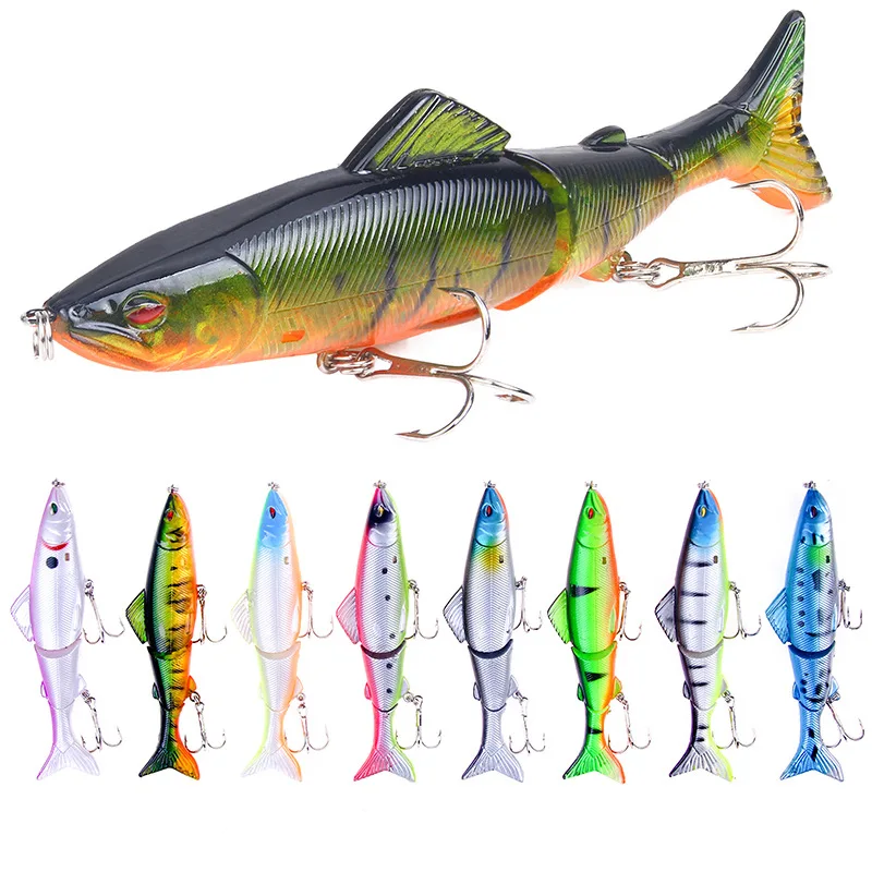 

High Quality Long Duration Time Jointed Lure /18G Multi Jointed Fishing Lures Hard, 8 colors