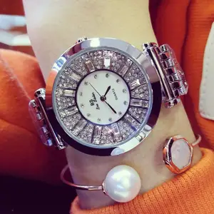 2017 Luxury Fashion diamonds women Watches Steel Quartz Waterproof ladies watch Top Brand Gold Wrist Watches relogio feminino 2