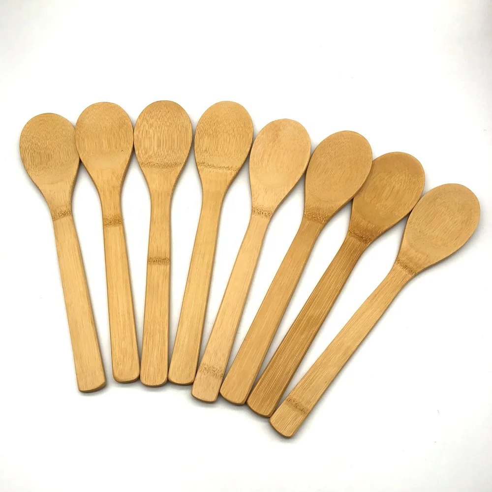 

eco-friendly 100% nature bamboo serving spoon resistant bamboo wooden spoon, Natural