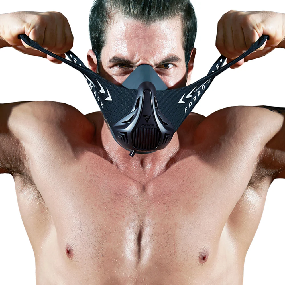 

FDBRO Workout High Altitude Training Face Mask, Wholesale Brand Team Fitness Custom Resistance Oxygen Sport Mask