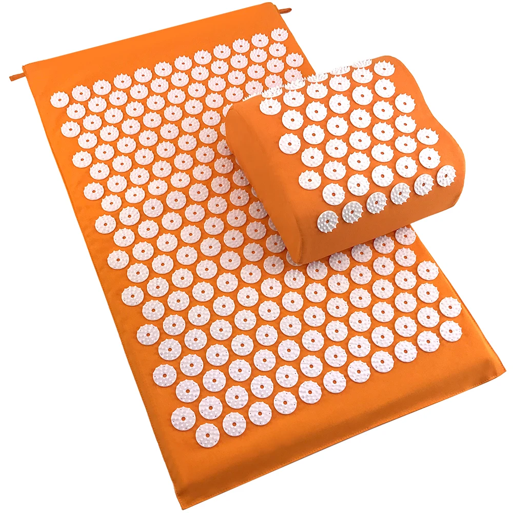 

Acupressure Mat Set Detachable Sponge Pillow Neck Cushion Stress Relief Massage Pad