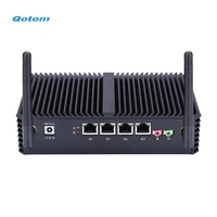 

Qotom Mini PC Q335G4 Core i3-5005U processor Dual core 2.0 GHz AES-NI 4x Gigabit NICs Fanless Mini PC pfsense Firewall Router