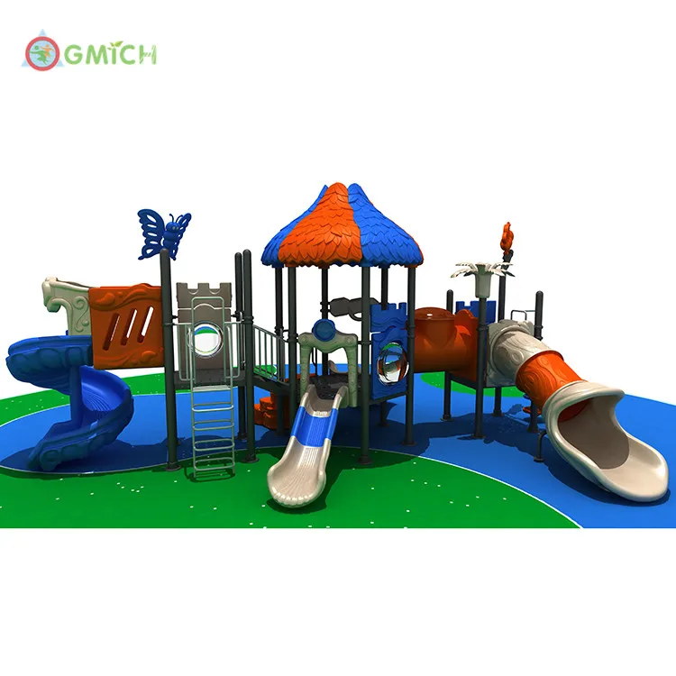 

wholesale outdoor playground preschool indoor and outdoor playground equipments safe play sets JMQ-010122, Yellow,blue ,green ,red,orange etc