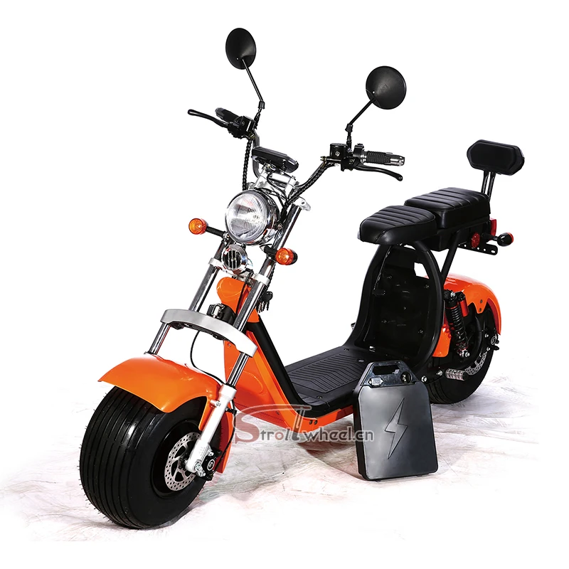 

Holland Warehouse New EEC/COC Citycoco 1500W Homologation Electric Scooter With Removable Lithium Battery