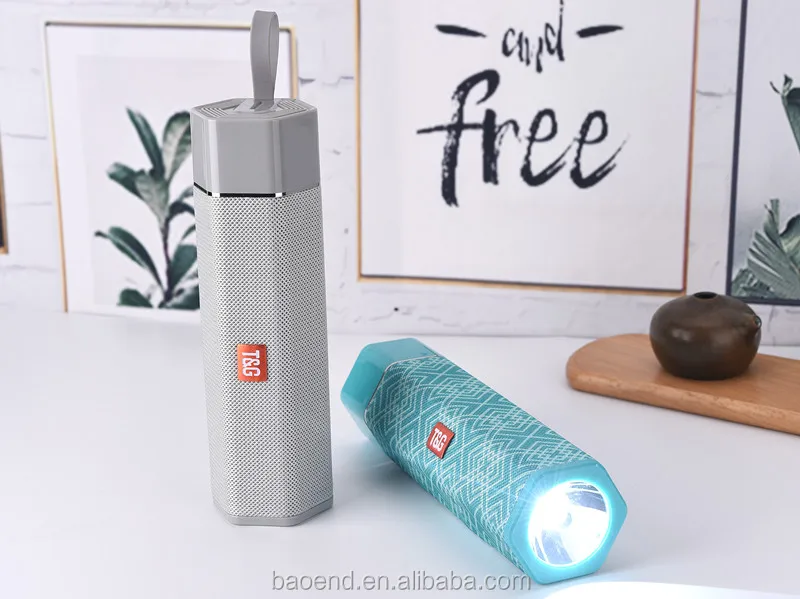 new TG603 sound bar with subwoofer wireless outdoor fabric portable bluetooth speaker with led flashlight,audio loudspeaker box - ANKUX.COM