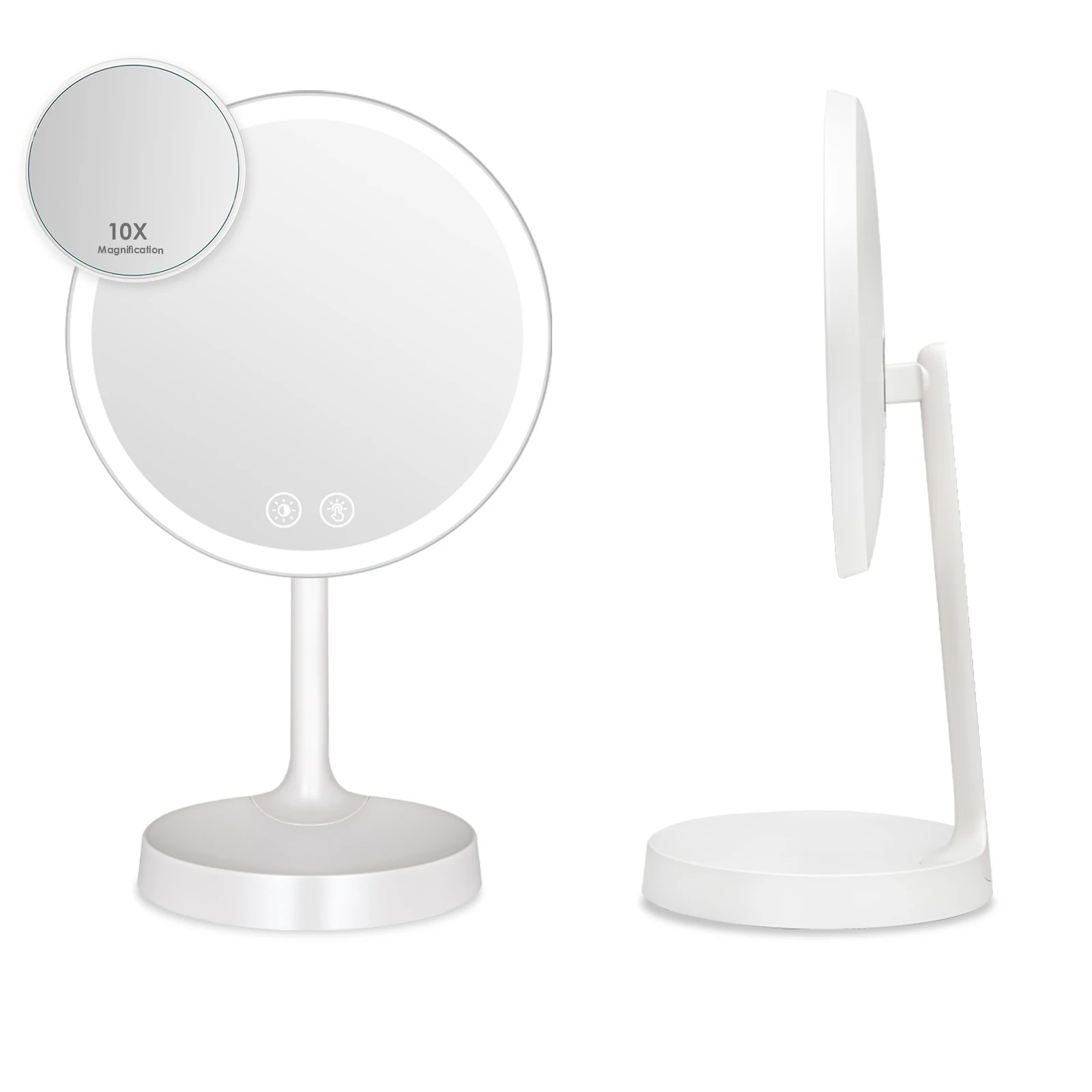 

Attractive Price New Type Usb Power Supply Light Vanity Mirror Makeup With Light Colors And Touch Switch