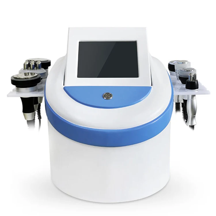 

Salon Equipment 40k Cavitation Machine Slimming Ultrasonic Liposuction Cavitation Slimming Machine, White blue