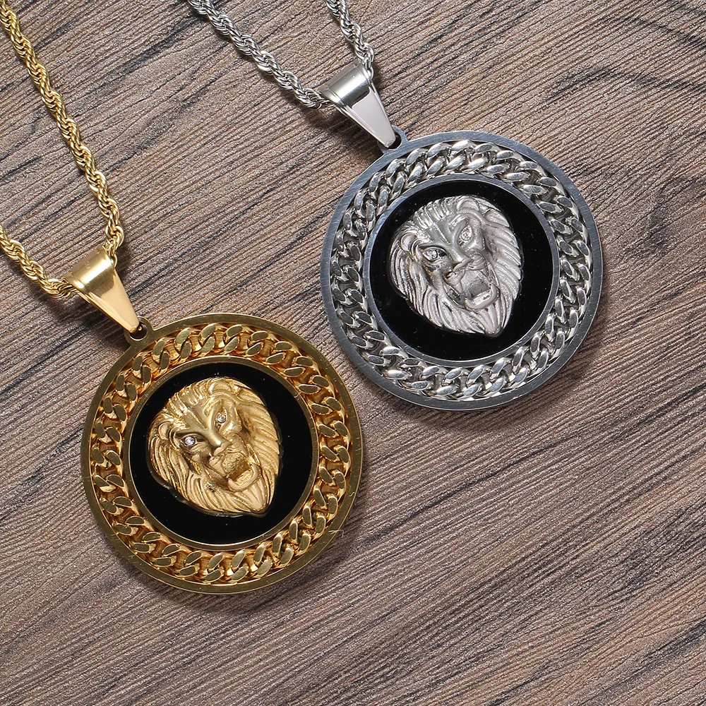 

TUNKALL SN259 Bling Bling Hip Hop Pendant Stainless Steel Jewelry