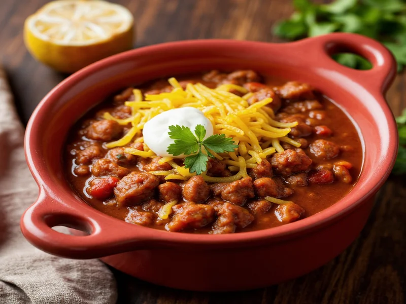 chili recipe homemade