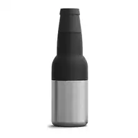 

Standard 12 oz Reusable Vacuum Insulated Double Walled Stainless Steel Metal Beer Bottle Insulator Beverage Cooler Holder