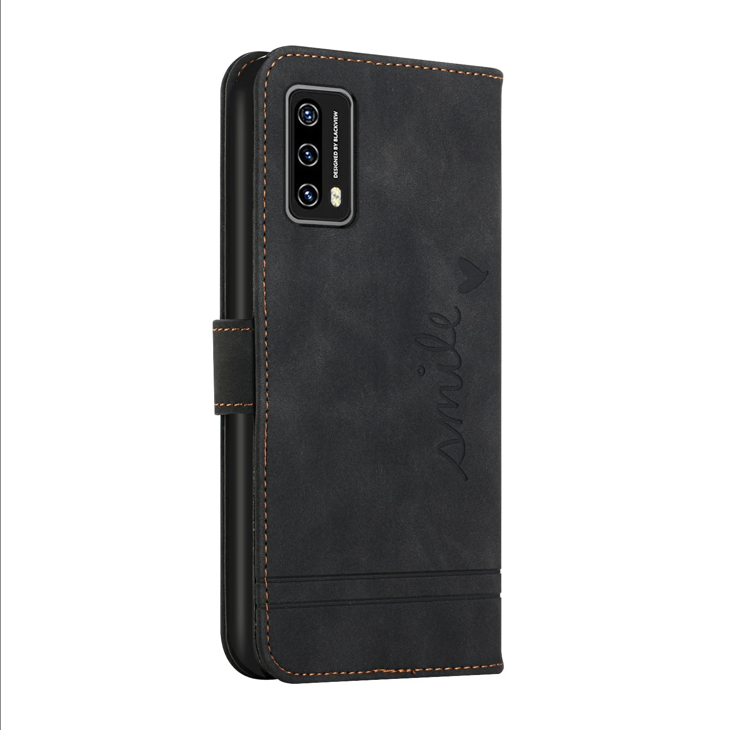 

Hot Sale Retro Skin Feel Horizontal Flip Soft TPU + PU Leather Phone Case for For Blackview A90