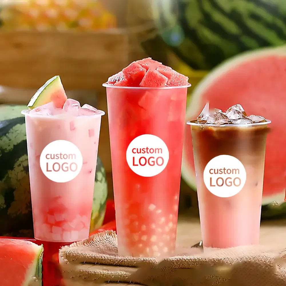 PP 90mm-500ml Injection Cup With Leakproof Lid
