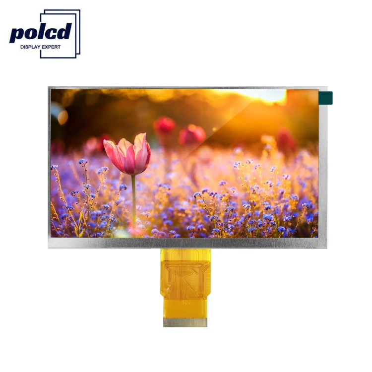 

Polcd 7 inch TFT LCD Customized 800x480 50 pin RGB interface Display Panel 7" TFT LCD Module
