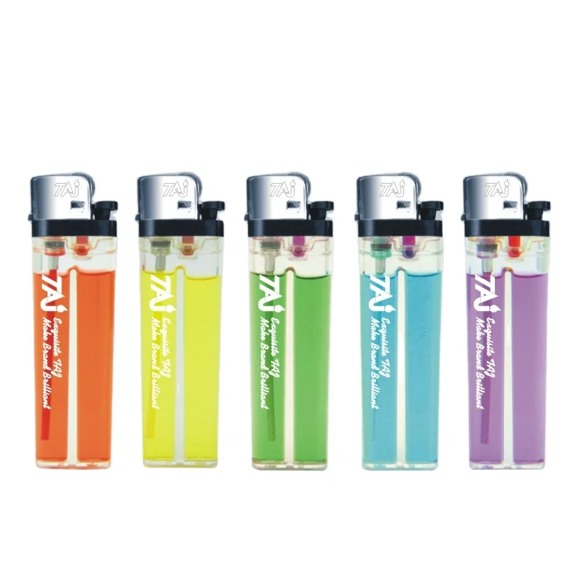 

TAJ Brand colorful housahold disposable lighter, Five colors available