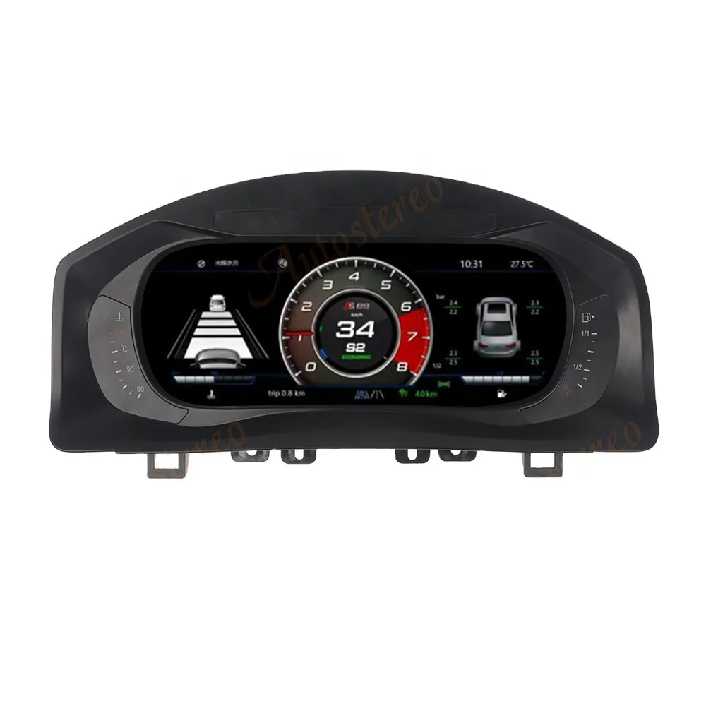 

For Volkswagen Tiguan 2013 LCD Dashboard Auto Player Digital Cluster Instrument Panel Multifunctional QLED Speed Meter Head Unit