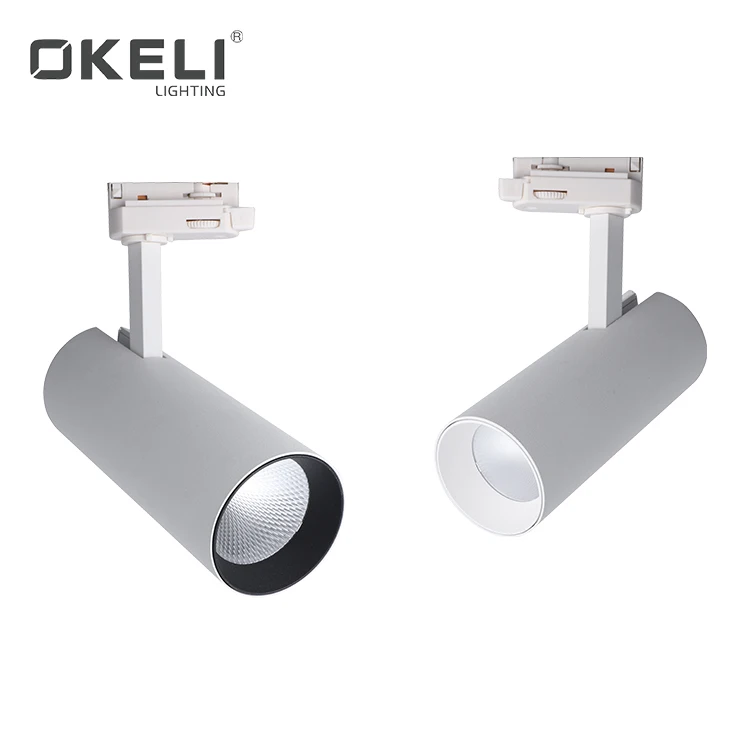 OKELI High quality cheap indoor aluminum adjustable angle 10w 16w 24w 32w led track light