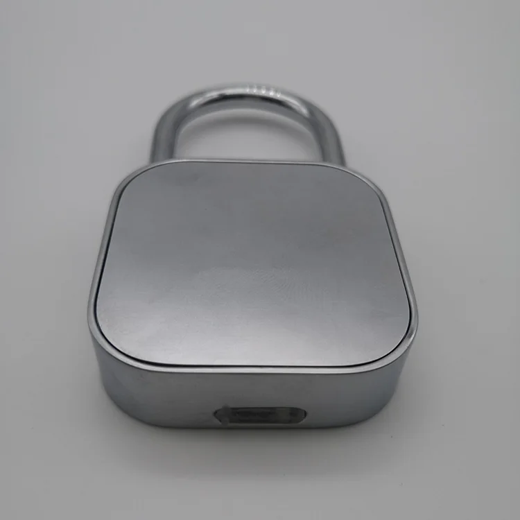 Smart Fingerprint padlock USB Rechargeable Waterproof Anti-Theft Security finger print Padlock