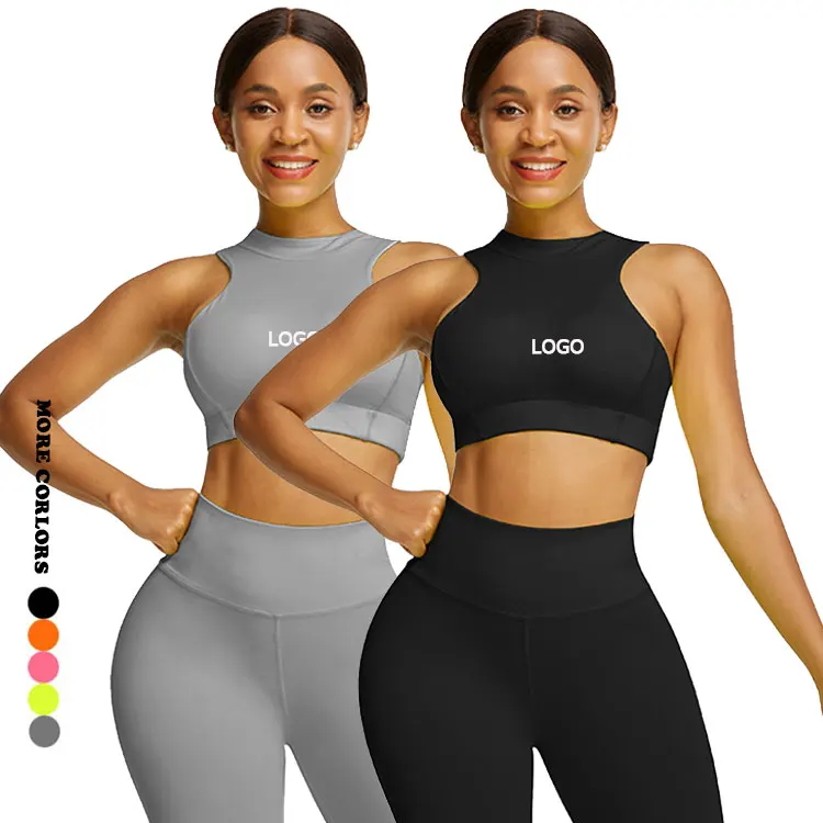 

Wholesale low price women activewear short sleeve 2 piece sets women clothing yoga set