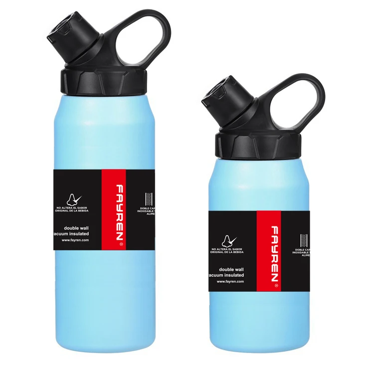 

2021 fayren New Design Double Wall Vacuum insulated seal Stainless Steel flask water bottle, Customized color