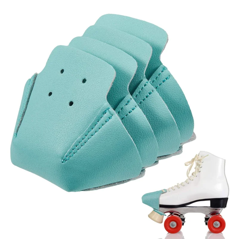 

2021 New Hot Stitched Artificial Leather Roller Skates Cap Protective Toe Guard Protector Case for Quad Roller Skate, As pictures / or customizing