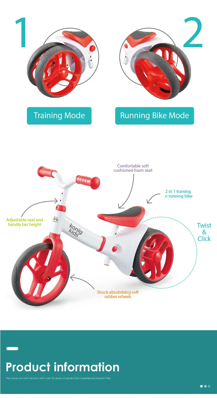 balance bike 2 in 1