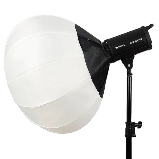 

Portable Lantern foldable parabolic light 65cm 25 inch metal video flash diffuser softbox for photography Studio Light