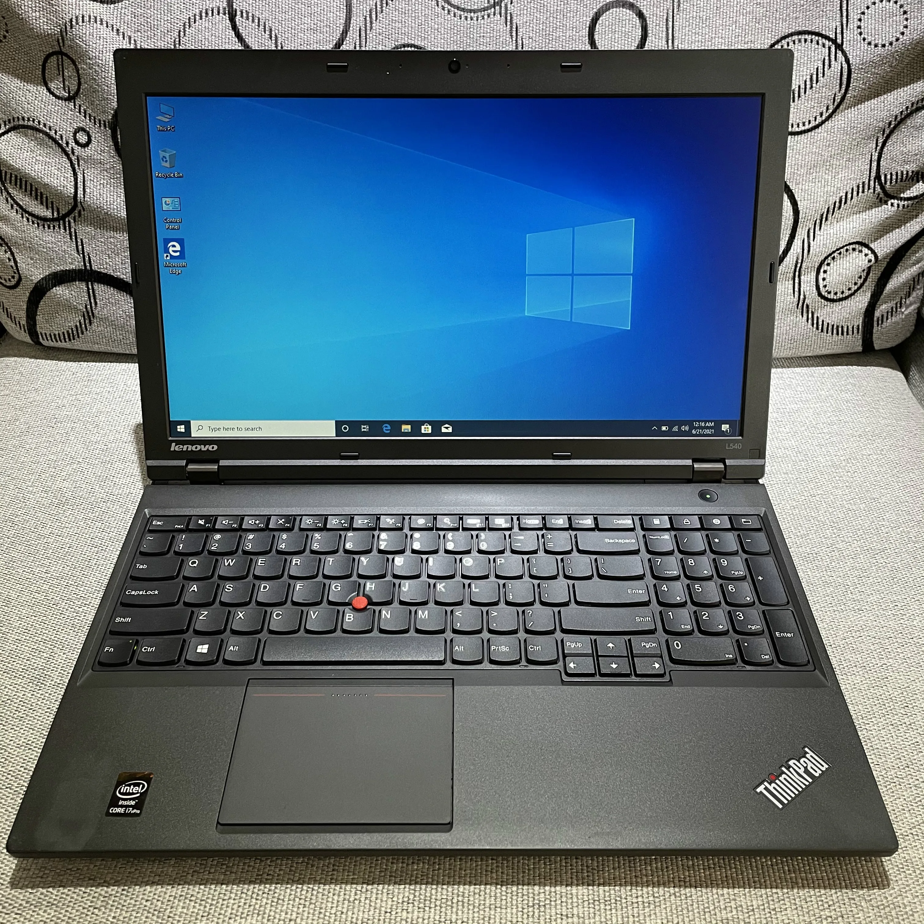

used laptop computer L540 L560 Dual Core I5 I7 15.6inch second hand laptop thinkpad business gaming computer numeric keyboard, Black