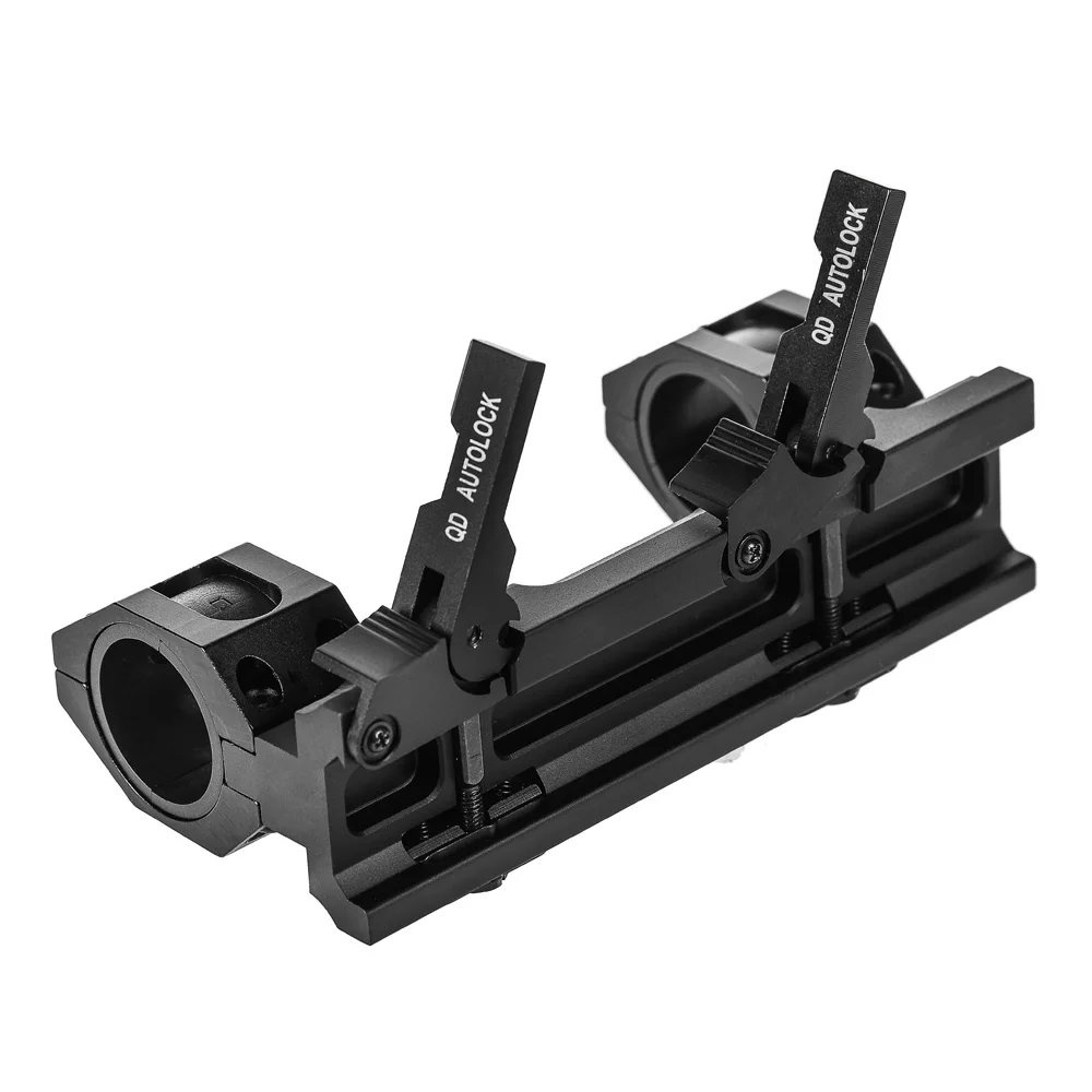 Qd Auto Lock One Piece Scope Mount Quick Release 25430mm Picatinny Scope Rings Ebay 