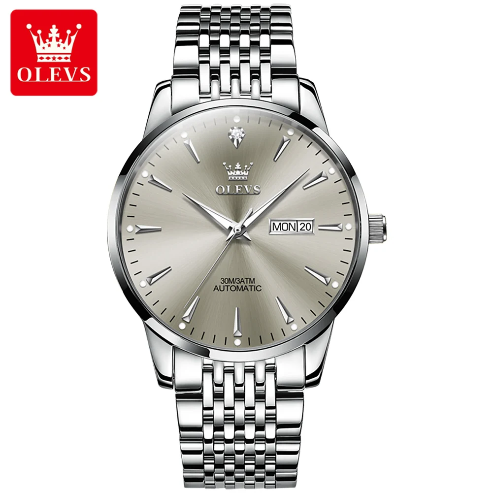 

Olevs 6635 New Arrival Wristwatches Mechanical Luxury Automatic Brand Fashion Business Wrist Watch Custom Logo