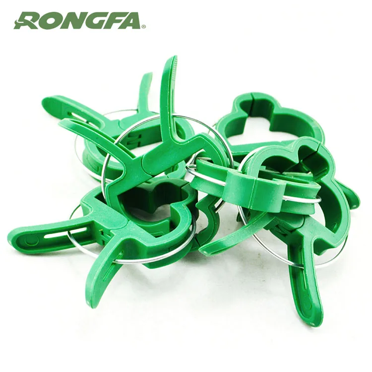 

Green color plastic garden plant support clip plastic clip garden plant clip, Green or customized