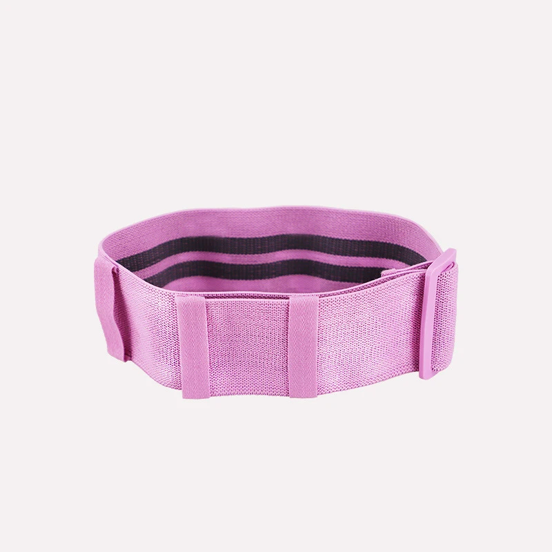 

New upgrade adjustable length fitness fabric resistance bands, Purple,blue ,pink