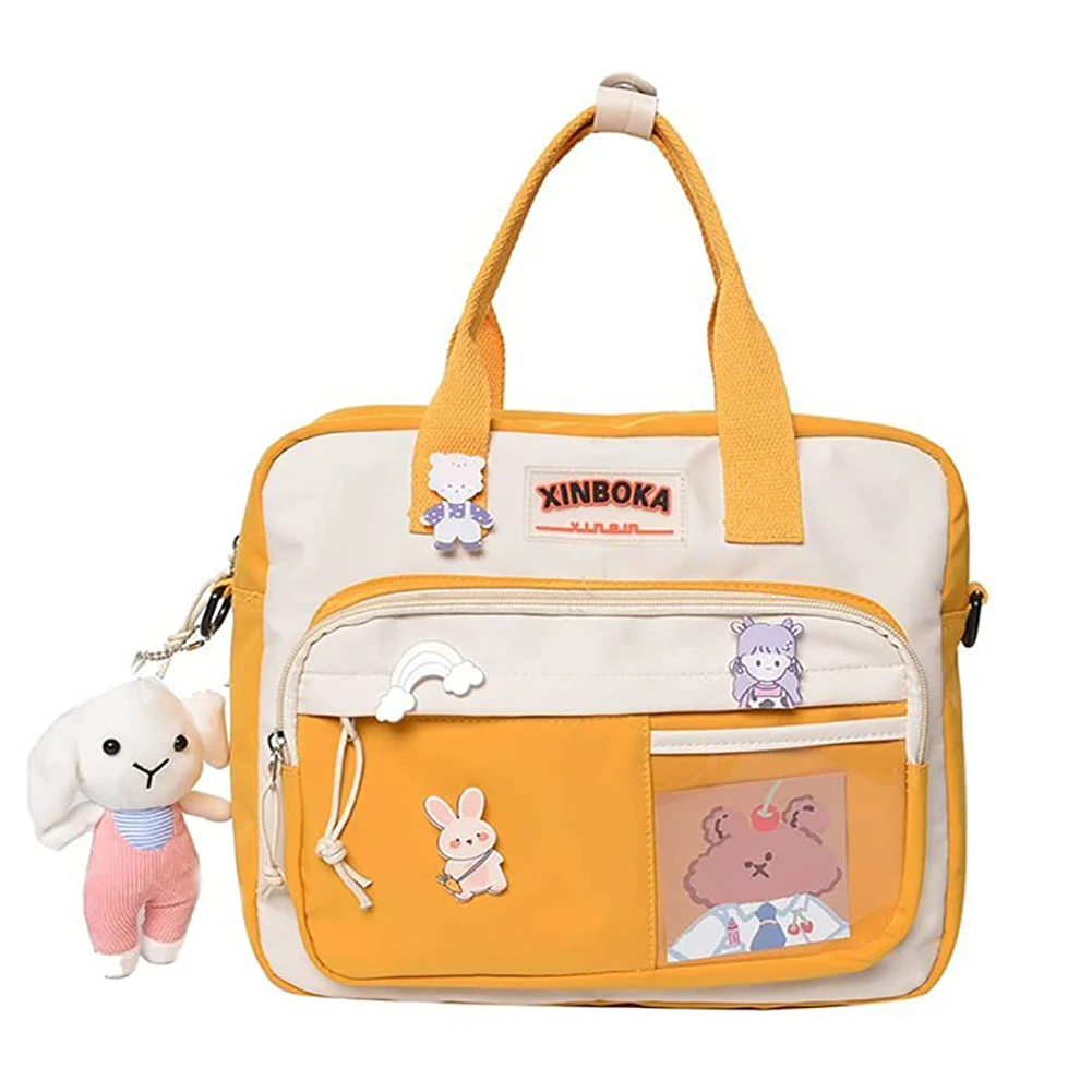 

Shoulder Strap Kid Backpack Summer Cute School Bags Best 2022 New with Rabbit Pendant for Girls of Class 5 Cartoon Nylon CN;FUJ