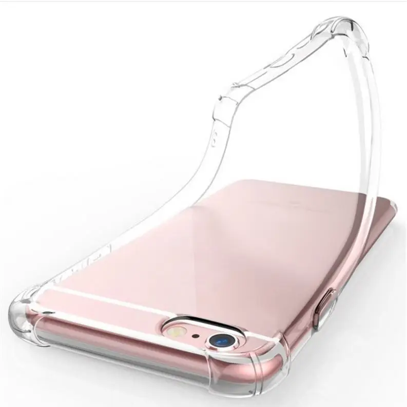 

Four-corner airbag Cheap case 1.5MM thickness anti-drop transparent mobile phone case for iPhone 13 mini pro max XS 7 8 plus XR