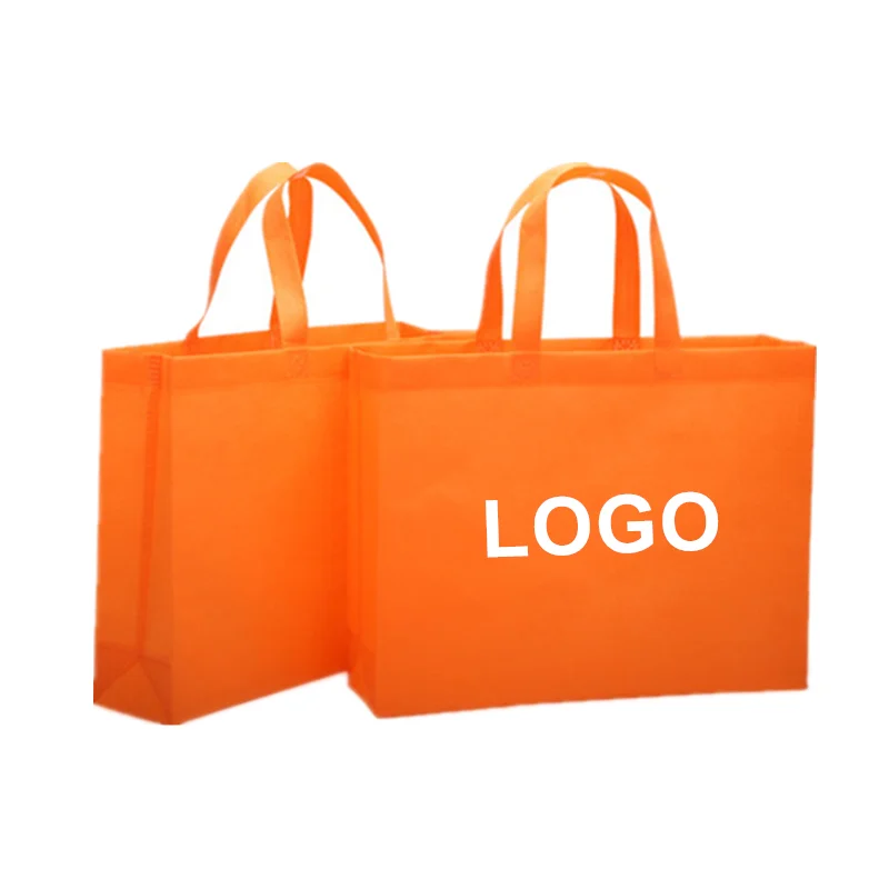 

Custom logo  folding non woven shopping bags non-woven carry bag, 10 colors
