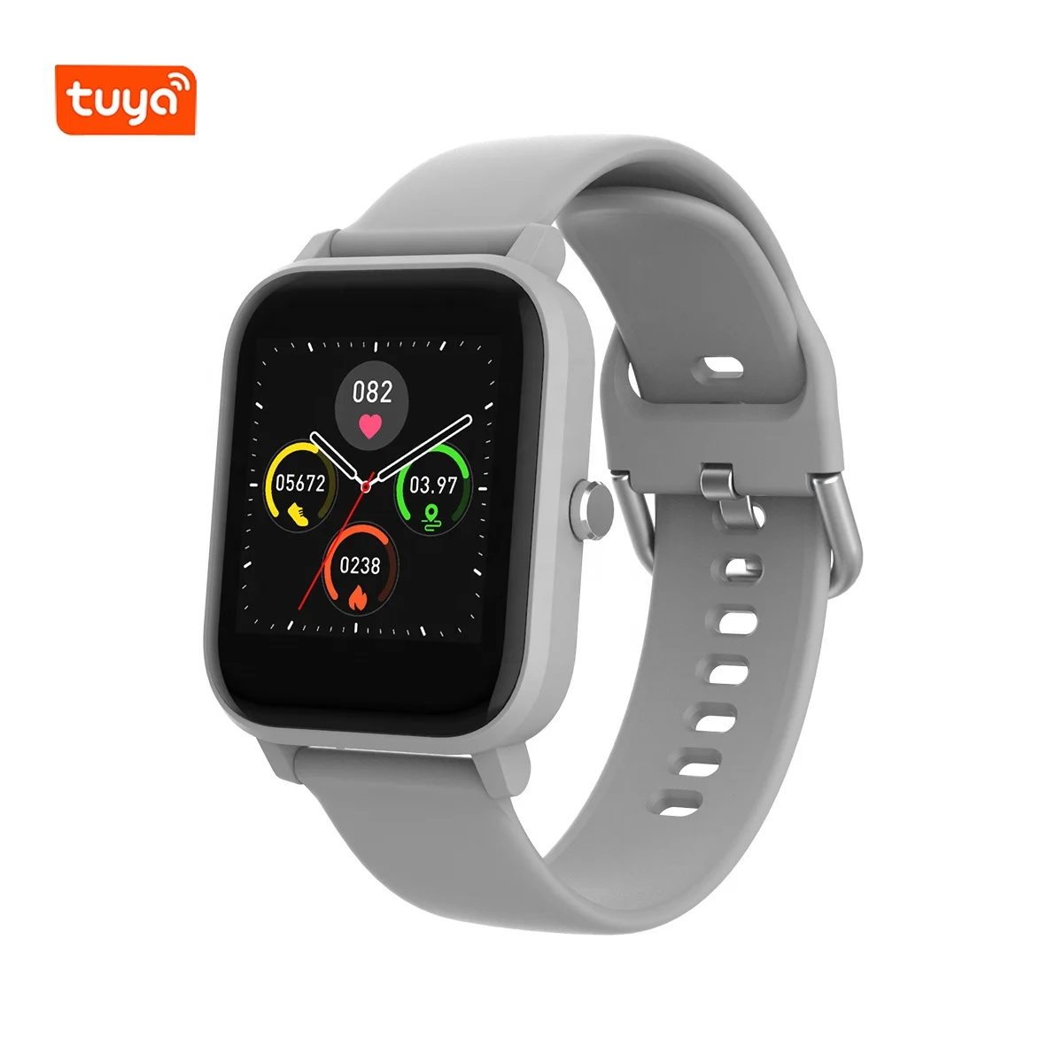 

Tuya Internet of Thing Smartwatch Sport Fitness Health Monitoring Waterproof Wrist Band Relogio Inteligente CE RoHs Smart Watch