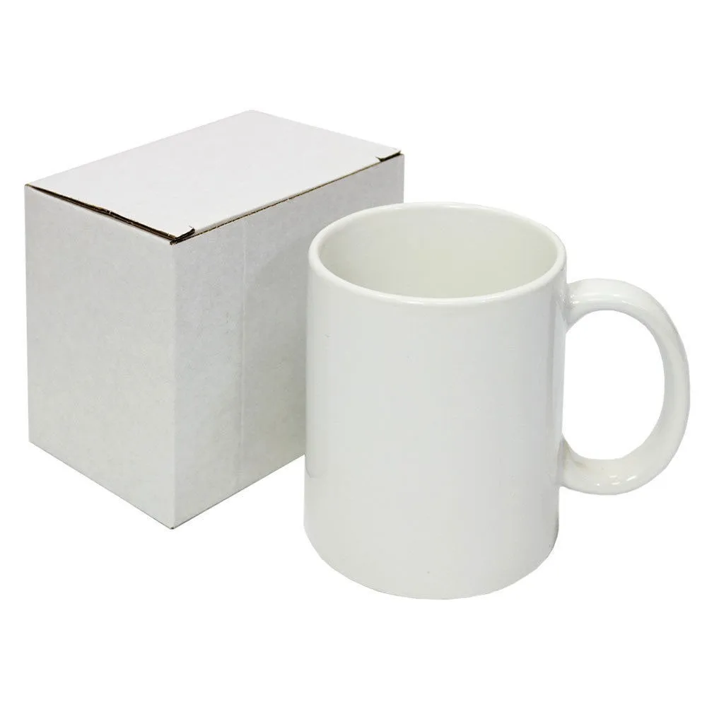 

11oz white blank sublimation mug enamel cup blank sublimation promotion sublimation blank ceramic photo mugs