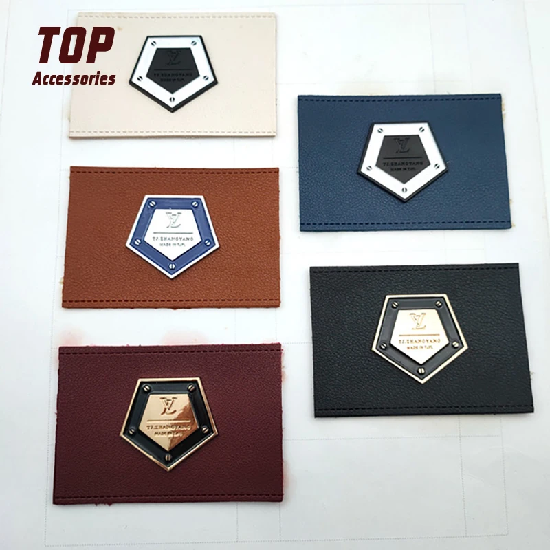 

Hot Sale Cheap Custom Jeans Metal Label and Jacket Men Patches