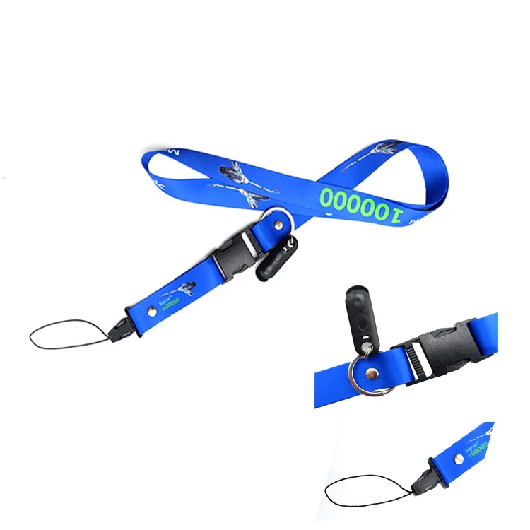 Key chain funny lanyards customization with id dadge holder