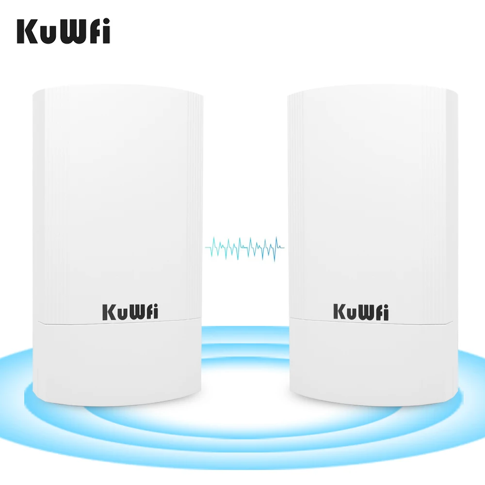 

OEM KuWFi 11ac 900mbps 12dbi dual high gain antenna repeater 3km long distance wireless coverage wifi bridge for outdoor