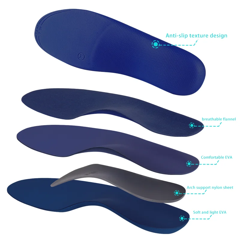 

JOGHN Flat feet insoles Orthotic Arch Support Insert Foot Orthopedic Insoles cushion Heel Plantar Fasciitis insole