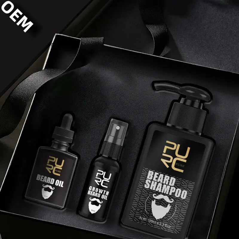 

Men Luxury Beard Care Set Grooming Kit Essential Oil for Beard Growth