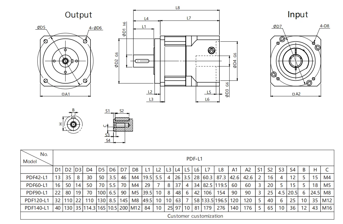 Jmc Pdf Series Precision Gearbox Speed Increaser For Stepper