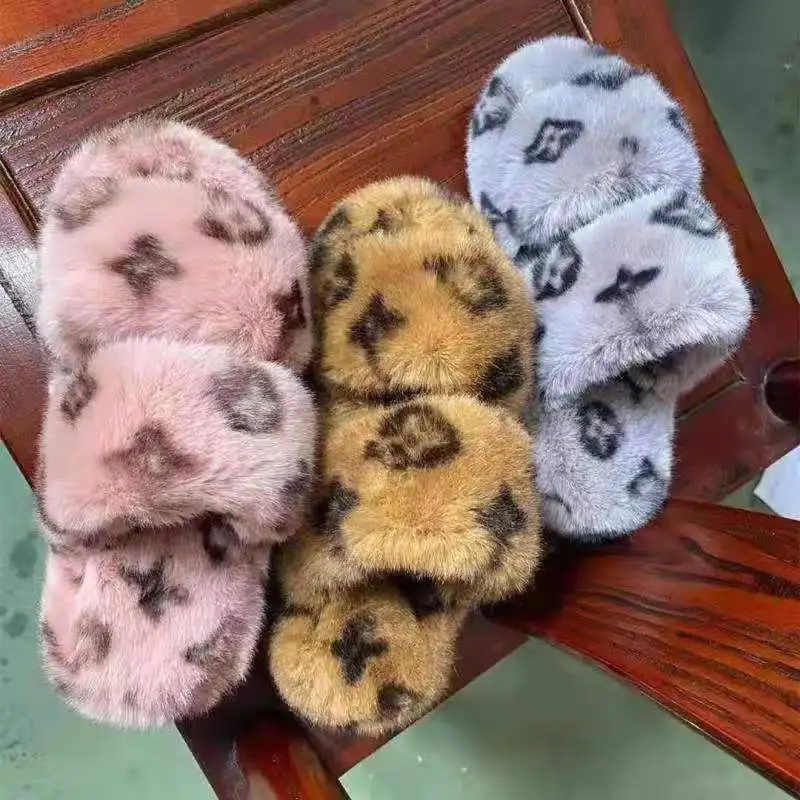 

Men's and women's same brand slippers Sheepskin slippers Ladies slippers, Picture