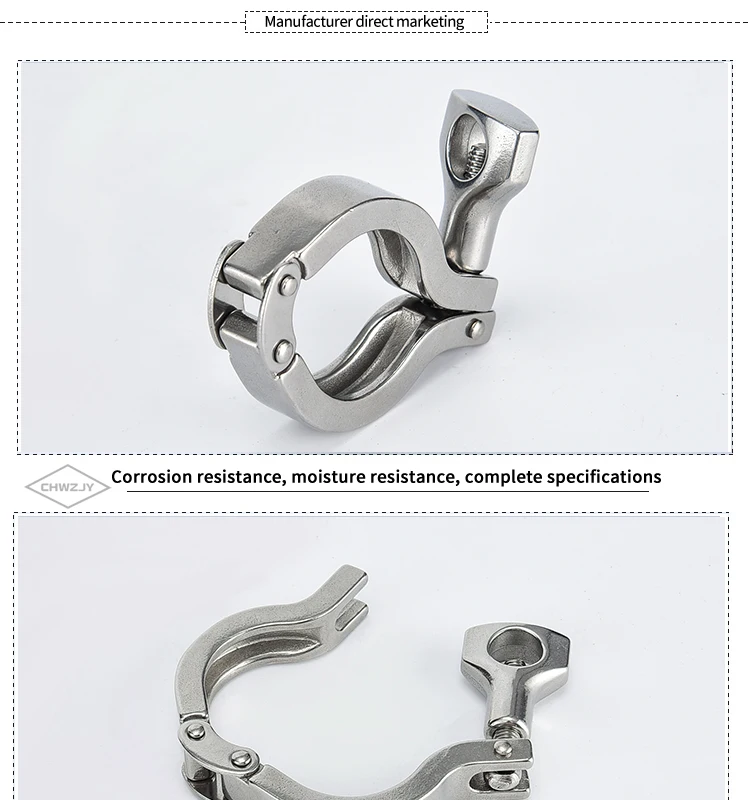 aluminum square tube clamp for pipe