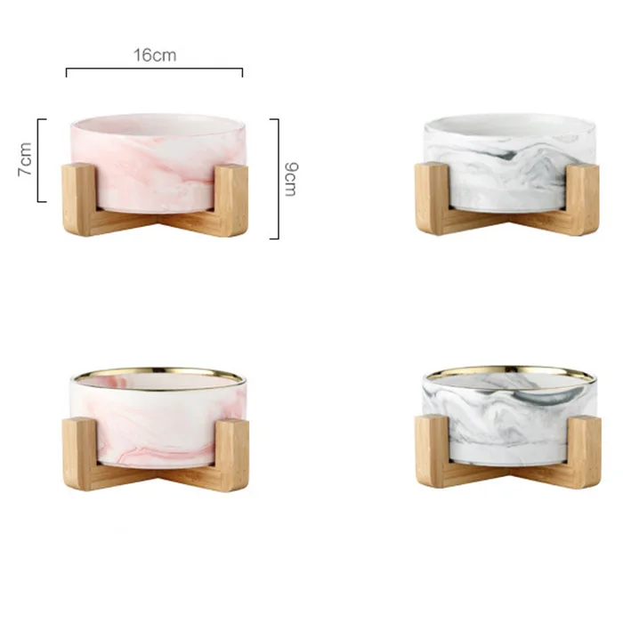 
Nordic Marble Design Large Ceramic Salad Bowl 