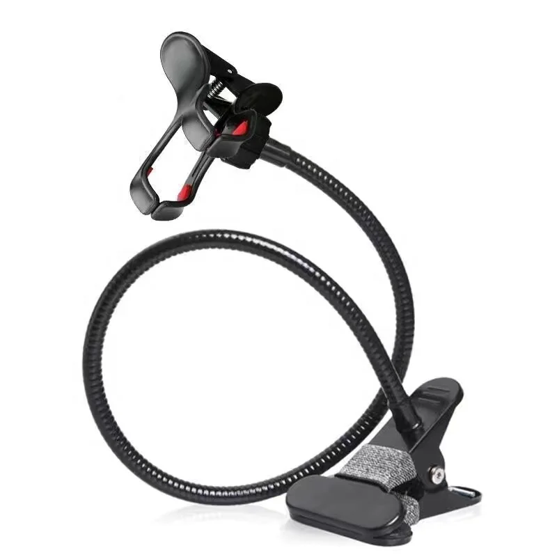 

Metal Adjustable Gooseneck Phone Holder for Bed Kitchen and Table Phone Holder