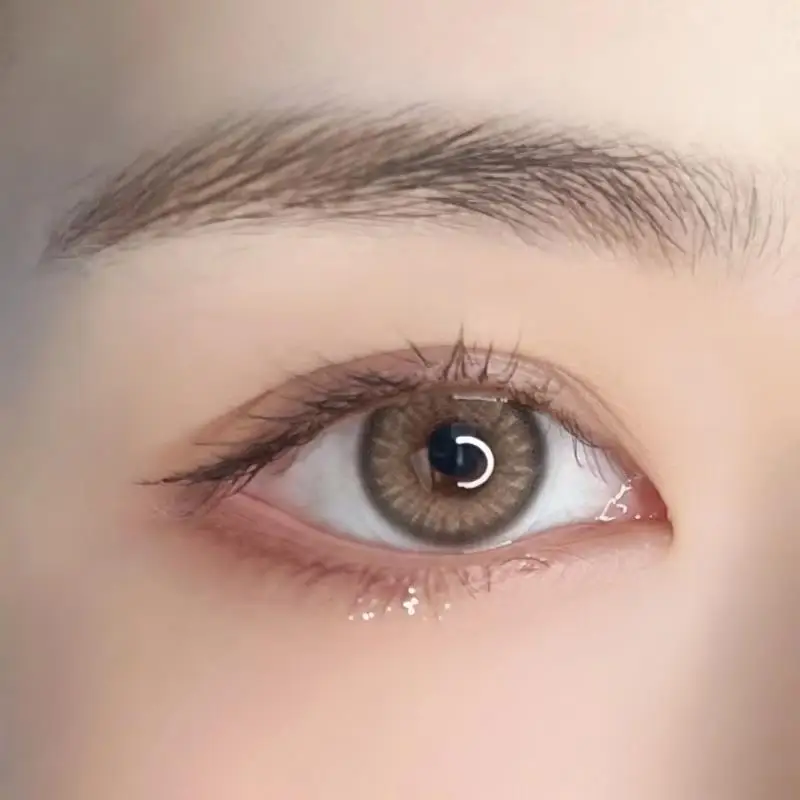 

NEW 2022 real brown color contact lens contact lenses eye contacts cosmetic lens circle lens size 14 mm