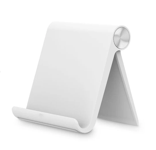 

Adjustable Foldable Table Mobile Phone Holder Stand, White