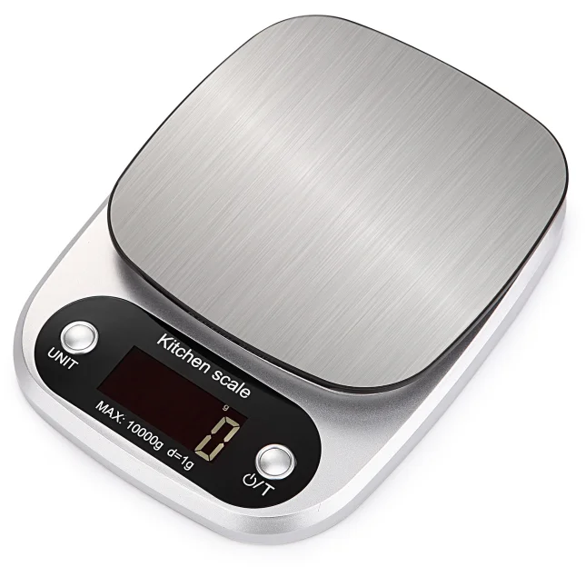 

Amazon hot selling kitchen food scale 3kg / 0.1g digital scale kitchen Kitchen Scales, Silver