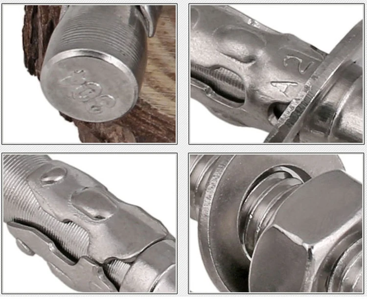 Fasteners Manufacturers Stainless Steel Hilti Anchor Bolt Wedge Anchor Expansion Bolt Through Bolt